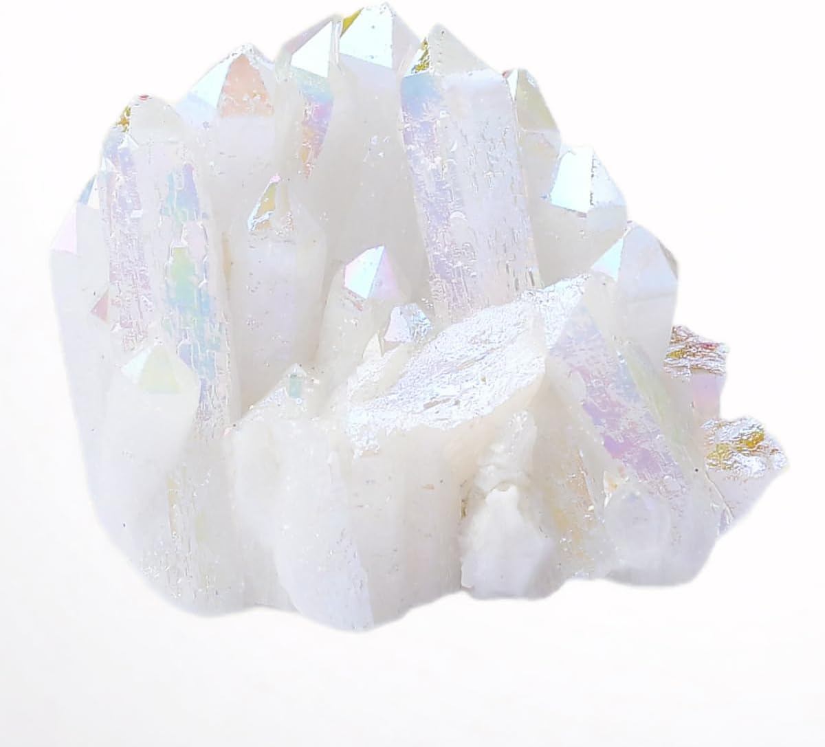 Angel Aura Titanium Quartz Crystal Cluster