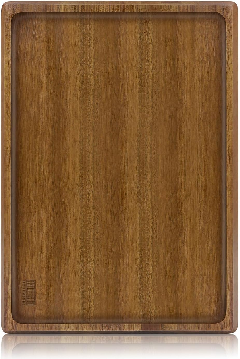 14×10 Inch Solid Acacia Wood Charcuterie Serving Tray