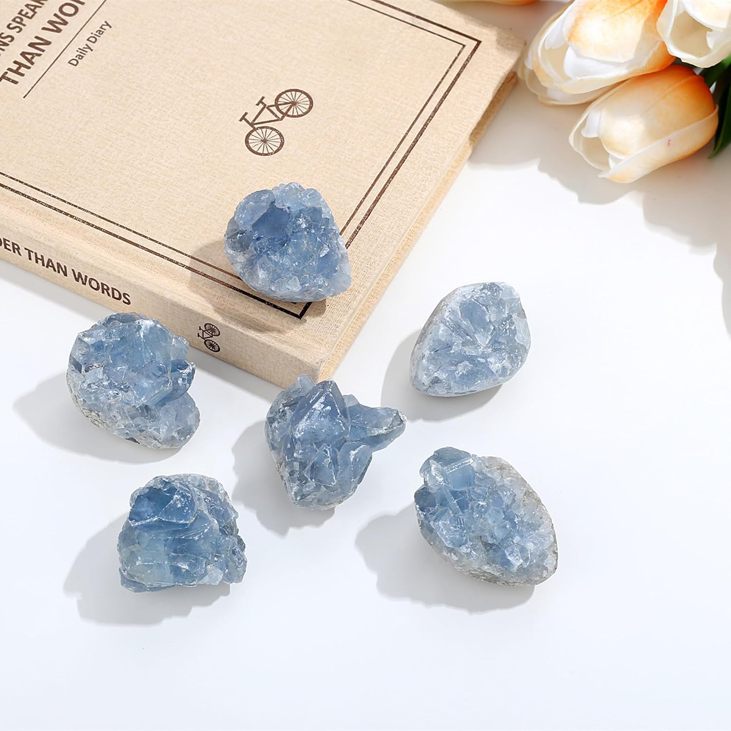Blue Aquamarine Celestite Crystal Cluster