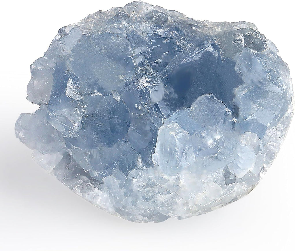 Blue Aquamarine Celestite Crystal Cluster