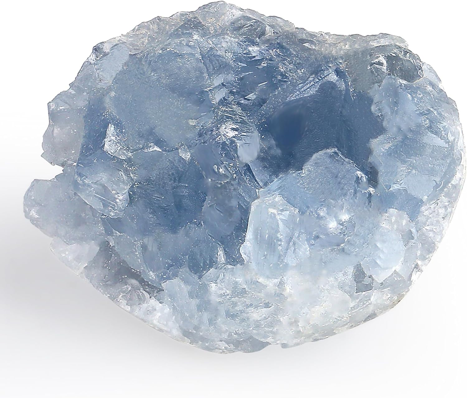 Blue Aquamarine Celestite Crystal Cluster