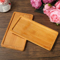 10Pcs Mini Bamboo Decorative Display Trays