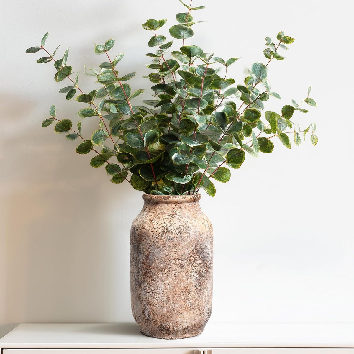 Brown Vintage Terracotta Farmhouse Vase