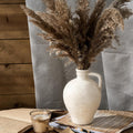 Terracotta Handle Farmhouse Ceramic Vase