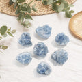Blue Aquamarine Celestite Crystal Cluster